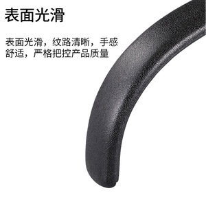 ที่วางแขนโค้งสำหรับเก้าอี้เล่นเกม สีดำ PU รุ่น A043 อุปกรณ์เสริมเก้าอี้สำนักงาน - Product Image 3