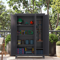 Armoire de rangement modulaire en métal personnalisable écran solaire imperméable moderne et minimaliste pour centre commercial, villa, cour, école
