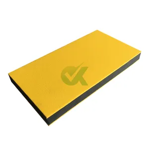 2021 Plastic Extrusion Textured Double Colour Matte HDPE Sheet Playground HDPE Board