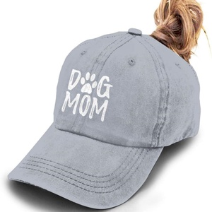 Running Mountaineering <b>Caps</b> Customized Unisex <b>Dog</b> Mom Vintage Jeans Adjustable Baseball <b>Cap</b> Cotton Denim Dad Hat Embroidered - Product Image 2