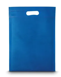 Handled Style and Non-woven Material recycle d-cut non woven fabric carry bag with logo