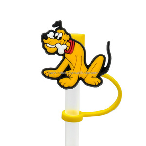 Tapa <span class=keywords><strong>de</strong></span> Paja Personalizada con Diseño <span class=keywords><strong>de</strong></span> <span class=keywords><strong>Mickey</strong></span> <span class=keywords><strong>Mouse</strong></span>, Decoración <span class=keywords><strong>de</strong></span> PVC Suave para Pajitas, Cubiertas Decorativas para Pajitas, Tapones Personalizados para Pajitas - Product Image 6
