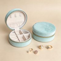 Vente directe d'usine, boîtes à bijoux personnalisées en velours sans fermeture, emballages de bijoux personnalisés, boîtes à accessoires pour colliers, cadeaux