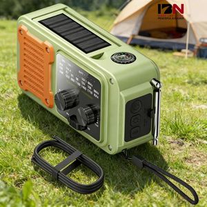 <span class=keywords><strong>Radio</strong></span> d'urgence IBN 2026, <span class=keywords><strong>radio</strong></span> <span class=keywords><strong>portable</strong></span> multifonctionnelle à manivelle pour situations d'urgence en extérieur, toutes bandes - Product Image 1
