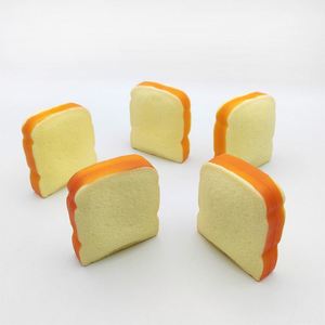 Jouets Squishies Alimentaires : Pain Croustillant, Mochi, Taba Squishy à Remontée Lente, en TPR Souple, Jouets Sensoriels Anti-Stress à Presser, Vente en Gros - Product Image 4