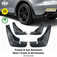 CarFu AC-291 Juego de Guardabarros Universales de ABS para Coche, Guardabarros Delanteros y Traseros, Venta Directa de Fábrica, OEM