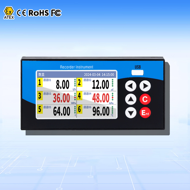 Paperless Recorder Recorder Temperature Ac Current Data Logger 16 Channel Temperature Data Logger Digital Chart Recorder