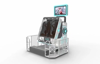 RT 9D VR Simulador de Cine de realidad virtual para interiores Máquina de juego de metal 9D 2 Juegos de elección Parque temático de atracciones Centro comercial CN;GUA