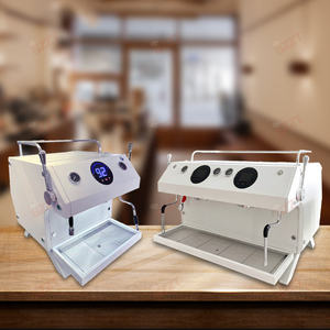 Máquina de café comercial semiautomática eléctrica de café de 3900W, cafetera Espresso de una cabeza, Bomba rotativa importada, calderas dobles 6L + 0.8L - Product Image 3