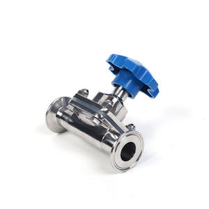 Válvulas de Diafragma de Grado Alimenticio, Pulido Sanitario, Instalación Rápida Manual, Suministro Directo de Fábrica, Válvulas de Diafragma Neumáticas 316 - Product Image 2