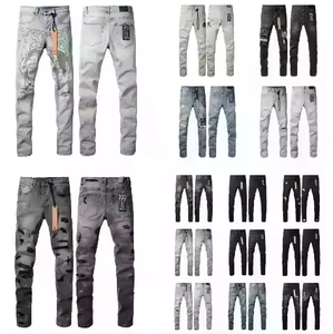Ksubiy Top Quality New Arrival Designer Brand Denim <b>Jeans</b> Pants Ripped Slim Distressed Wash KSUBI <b>Jeans</b> for Men - Product Image 2