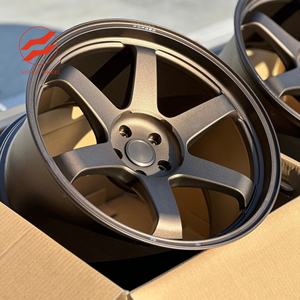 SW 18 19 20 İnç Jant Özel Yapım 5x114.3 5x112 Derin İçbükey Monoblok TE37 Tarzı Dövme Jantlar GT-R R32 R33 S13 S14 Toyota Subaru için - Product Image 1
