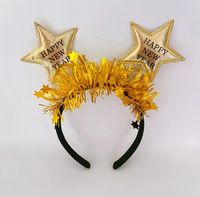 2025 Silvester Party liefert Party dekorationen Glitter Penta cle Frohes Neues Jahr Stirnbänder für Kinder und Erwachsene