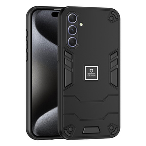 Pour <span class=keywords><strong>Samsung</strong></span> Galaxy A06/A16/M35/A35/A55/A25/M55/F14 TPU + PC Housse de protection antichoc 2 en 1 Armor Design Mobile Phone Case - Product Image 2