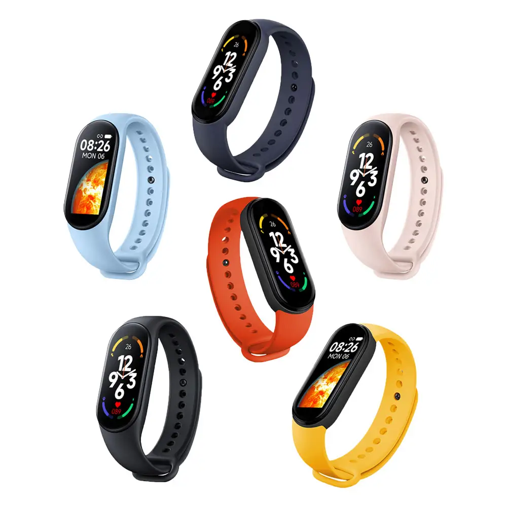 2023 Newest Band Smart Watch M7 Sports Fitness Band With Cheap Price OEM Package Straps Accept Smartwatch M7 Band