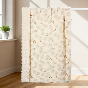 Couverture douce en mousseline <span class=keywords><strong>de</strong></span> <span class=keywords><strong>coton</strong></span> pour bébé, imprimé étoiles et lune, couverture d'emmaillotage en peluche Minky à pois pour nouveau-né, couette <span class=keywords><strong>de</strong></span> lit pour nourrisson, couverture <span class=keywords><strong>de</strong></span> poussette - Product Image 4