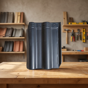 Teja de Techo Compuesta Semicilíndrica, Corrugada, Impermeable, Diseño Tradicional, para Uso Exterior - Product Image 2