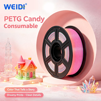 Filament d'imprimante 3D WEIDI General Macaron Color 3D, 1,75 mm, 1 kg, 1,75, filament PETG dégradé en plastique pour imprimante 3D FDM