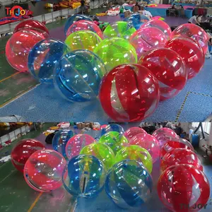 Bola de agua inflable Premium de 2m, envío aéreo gratis, Bola de hámster humano para caminar sobre el agua, bola Zorbing a la venta