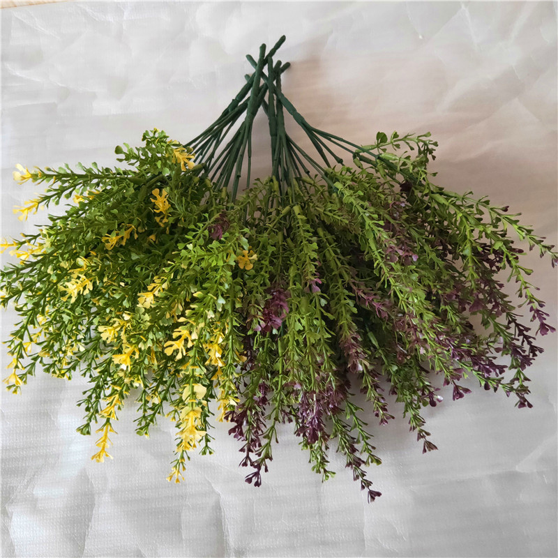 5 forked snapdragon yellow-green