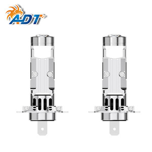 หลอดไฟหน้า LED H7 พร้อมเลนส์โปรเจคเตอร์ หลอดไฟตัดหมอก LED H7 แบบเสียบใช้งานได้ทันที - Product Image 4