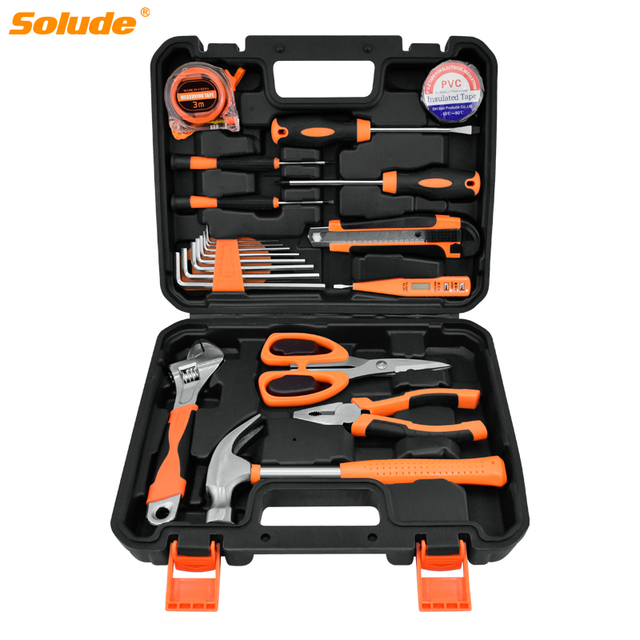 20 Bits Screwdriver Set Household Emergency Car Repair Mechanic Ratchet Socket Wrench Hand Tools Set