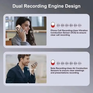 Enregistreur vocal IA, traducteur en temps réel, 93 langues, reconnaissance vocale, enregistreur audio pour réunions, voyages d'affaires - Product Image 4