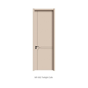 Soundproof paint-free wooden doors High-quality interior and exterior doors Modern Chinese customized waterproof bathroom solid - Product Image 5