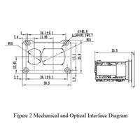 Module de télémètre laser optique JRT PTYS-10X pour le golf, 1000 m, TTL 115200bps, capteur de distance pour voiture