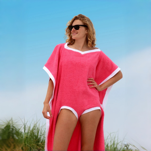 Toalla de Playa 2 en 1 para Mujer, 100% Algodón, Tipo Terry, para Tomar el Sol, Toallas de Playa Personalizables con Logotipo - Product Image 3