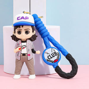 Nuevo Llavero de Stranger Things, Flor que Come Hombres, <span class=keywords><strong>Eleven</strong></span>, <span class=keywords><strong>Dustin</strong></span>, Muñeco <span class=keywords><strong>Eleven</strong></span>, Colgante Hecho a Mano, Regalo - Product Image 4