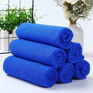 Toalla de Microfibra de Felpa de 500 g/m² para Lavado de Autos, Secado Rápido, Negra y Roja, con Pelo Largo y Corto para Uso Doméstico - Product Image 2