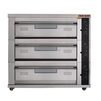 Heavy Duty 3 Lagen Elektrische Dek Oven 380V 25.5kw B2b Groothandel Commercieel Voor Bakkers Apparatuur Levering Kantines Gebak