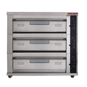 Four à pont électrique robuste à 3 couches 380V 25.5KW B2B Commerce de gros pour boulangers Équipement d'approvisionnement Cantines Pâtisserie - Product Image 1