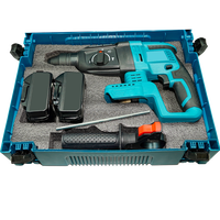 Ensemble d'outils DHR242 18V LXT, marteau perforateur sans fil sans balais avec 2 batteries BL1860B de 6,0 Ah et coffret de transport