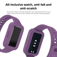 Sangle de protection pour Redmi Band 2 3, bracelet intégré à dégagement rapide, ceinture en silicone confortable et respectueuse de la peau, bracelet intelligent de sport