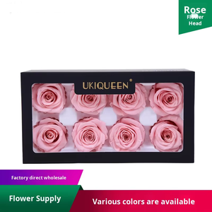 YUNYI san valentino Bouquet fatto a mano regalo 1.57-1,97 pollici B testa di rosa eterna materiale asciutto fai da te produttore all'ingrosso di lunga durata - Product Image 5