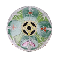 Tabouret de tambour antique peint à la main en porcelaine chinoise motif chou Tabouret en céramique Tabouret de jardin Bok Choy