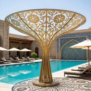 Serie 8316 Lussuosa Scultura d'Aquila Dorata a Grandezza Naturale, in Oro Lucido, per Hall di Hotel di Lusso e Grandi Ingressi - Product Image 3
