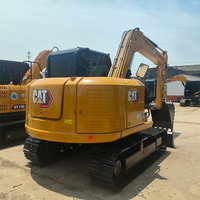 Excavatrice sur chenilles Caterpillar 307 d'origine, utilisée pour les modèles 307 308 2024, moteur de 7 tonnes, bon état
