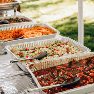 [50 unidades] Bandeja de aluminio tamaño completo para vaporera, 2.91 de profundidad, profunda - Product Image 4