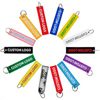 Porte-clés rectangulaire tressé élégant avec mousqueton pour voitures et motos - Léger et durable, porte-clés et chaîne de support