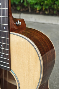 Brand Factory Hot Selling Handmade 38 Inch All Solid Guitar 4 <b>String</b> Tenor Acoustic Guitar - Product Image 5