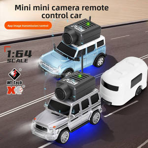Mini <span class=keywords><strong>voiture</strong></span> RC 1/64 avec caméra HD, gyroscope 2,4 GHz, télécommande, vitesse 3 km/h, vue à la première personne (FPV), jouet de course - Product Image 3