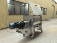 Mélangeur à ruban horizontal entièrement automatique nouvelle génération pour épices sèches, qualité alimentaire et chimique, en acier inoxydable, avec chauffage