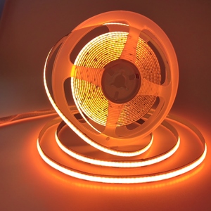 Tira de <span class=keywords><strong>LED</strong></span> COB de 320 LEDs/M, 12V, 24V, 3000K, <span class=keywords><strong>blanco</strong></span>, azul, rojo, verde, CRI90 + <span class=keywords><strong>cinta</strong></span> Flexible regulable para iluminación comercial de armario doméstico - Product Image 3