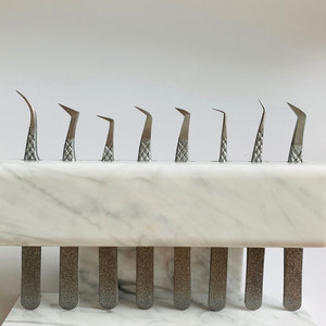 แหนบแยกขนตาแบบโค้งปลายแหลม สแตนเลสอย่างดี รุ่นใหม่ ขายดี กำลังฮิต  ปลายแหลมแบบไฟเบอร์ สำหรับต่อขนตา - Product Image 6