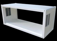 Maison conteneur pliable en Z de 20 pieds, maisonnette préfabriquée pliable, dortoir mobile temporaire, maison conteneur à vendre