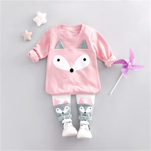 Ropa Alternativa, Camiseta de Algodón, Leggings de Moda con Estampado de Animales para Bebés, Compra al por Mayor de un Fabricante Chino - Product Image 3