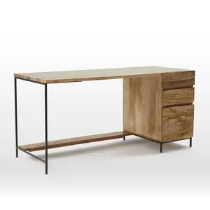 NBHY Modern Design Computer Corner Desk Study Writing Office Desk With Drawers